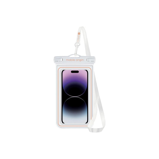Vodotěsný plovoucí kryt Mobile Origin 6,8" - bílý / oranžový - iSTYLE CZ