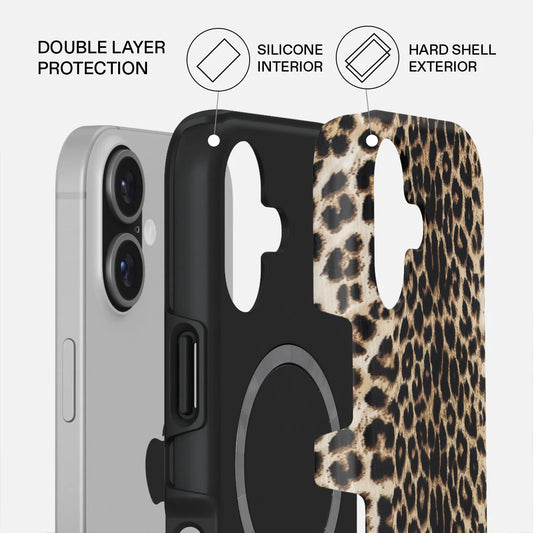 Kryt pro iPhone 17 Burga Player Tough MagSafe Case - leopard - iSTYLE CZ