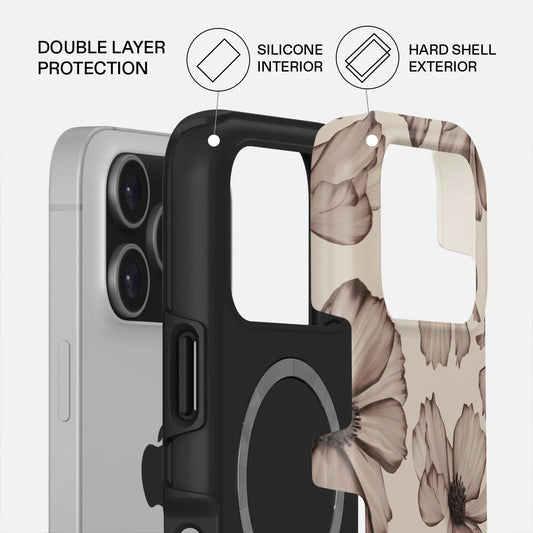 Kryt pro iPhone 17 Pro Burga Barely Yours Tough MagSafe Case - květinový - iSTYLE CZ
