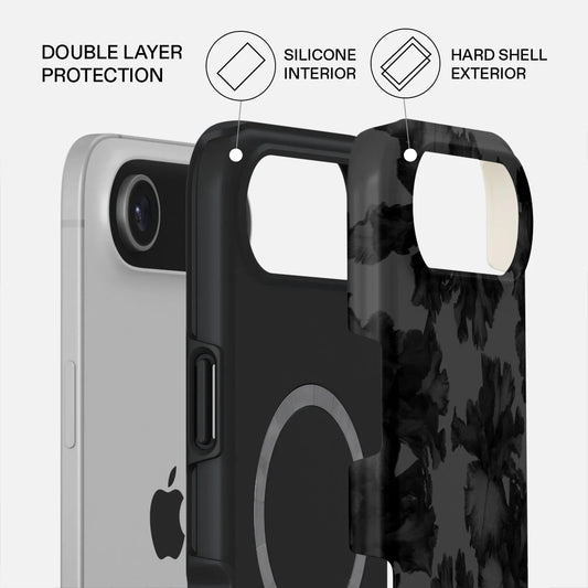 Kryt pro iPhone Air Burga Nocturnal Tough MagSafe Case - květinový tmavý - iSTYLE CZ