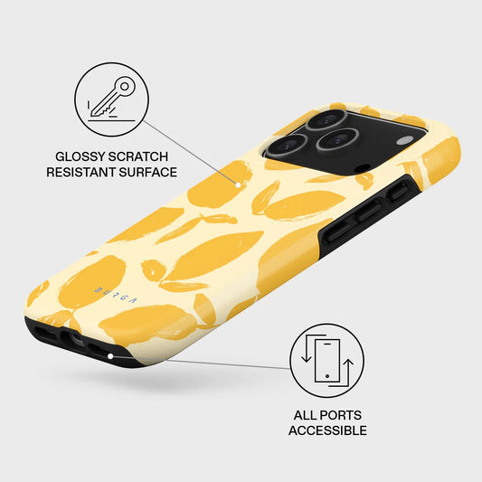 Kryt pro iPhone 17 Pro Max Burga Lemon Tart Tough MagSafe Case - citrón - iSTYLE CZ