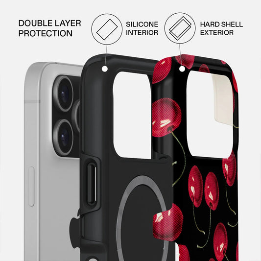 Kryt pro iPhone 17 Pro Burga Cherrybomb Tough MagSafe Case - třešeň - iSTYLE CZ