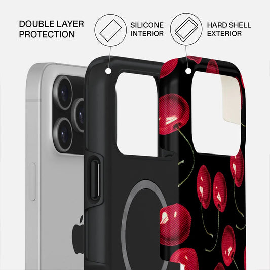Kryt pro iPhone 17 Pro Max Burga Cherrybomb Tough MagSafe Case - třešeň - iSTYLE CZ