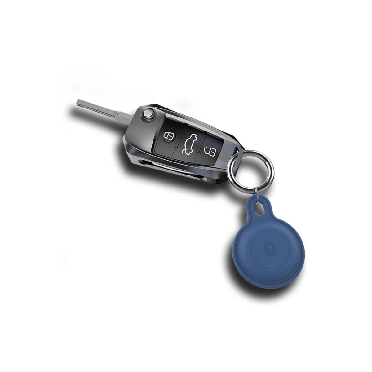 Přívěšek pro AirTag Mobile Origin Airtag Outdoor KeyChain - černý - iSTYLE CZ