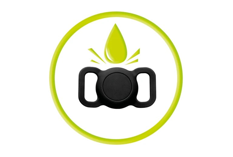 Obojek pro mazlíčky s držákem na AirTag Mobile Origin - černý - iSTYLE CZ