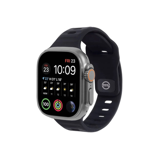 Řemínek pro Apple Watch 42/44/45/49 mm Mobile Origin Strap - černý - iSTYLE CZ