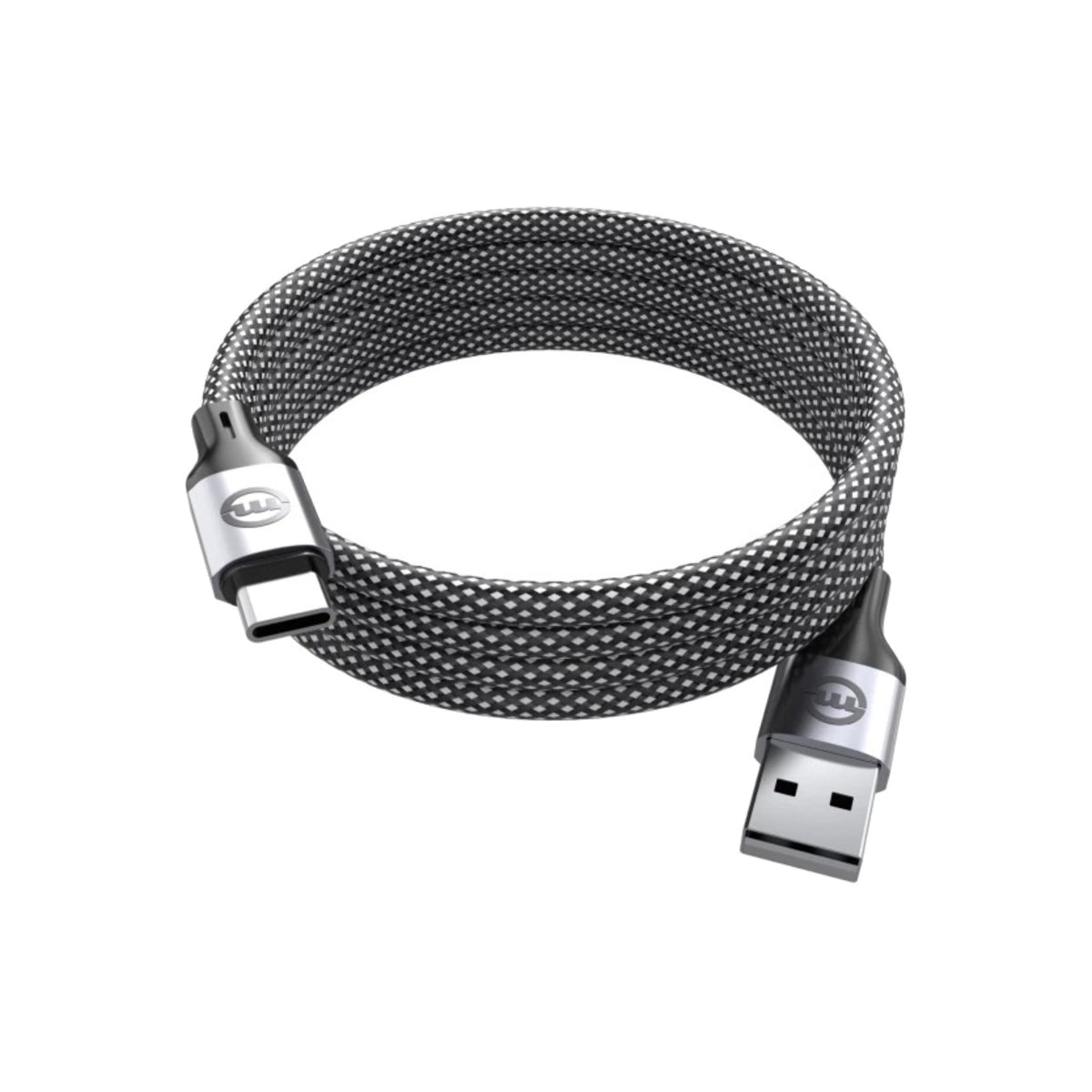 Magnetický kabel USB-A na USB-C Mobile Origin 1m - černý - iSTYLE CZ