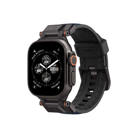 Řemínek pro Apple Watch 49mm/46mm/45mm/44mm Spigen DuraPro Armor - modrý - iSTYLE CZ