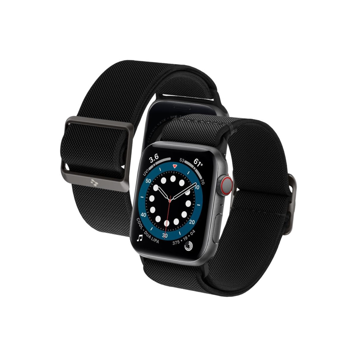 Řemínek pro Apple Watch 42/44/45/49mm Spigen Lite Fit - černý - iSTYLE CZ