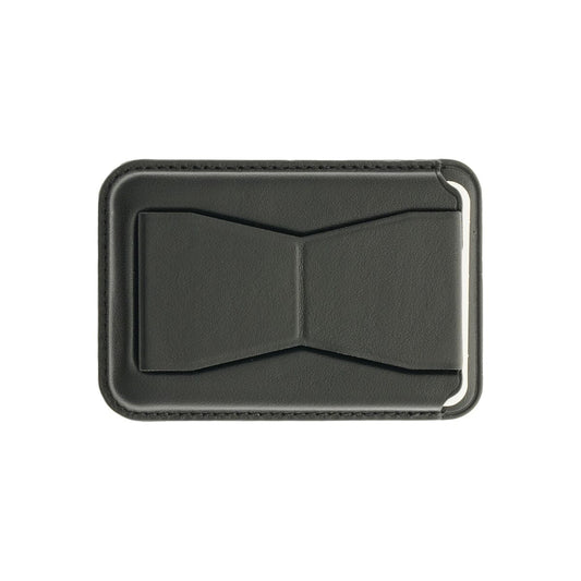 Kožená MagSafe peněženka Dviced s podstavcem – černá - iSTYLE CZ