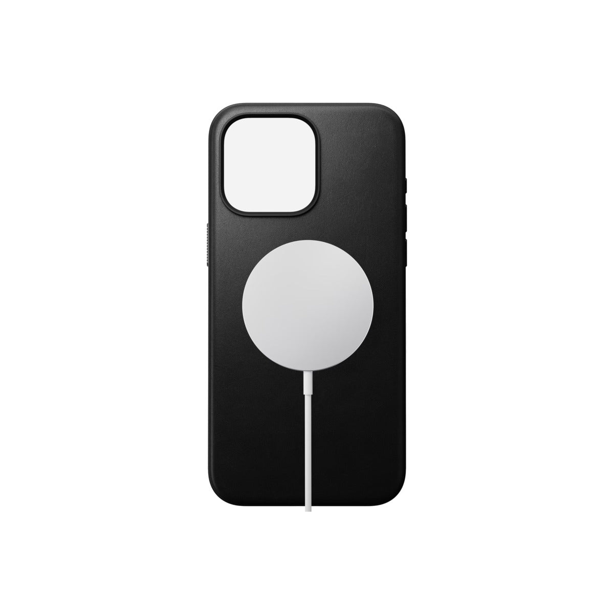 Kožený kryt pro iPhone 15 Pro Max Nomad Modern - černý - iSTYLE CZ