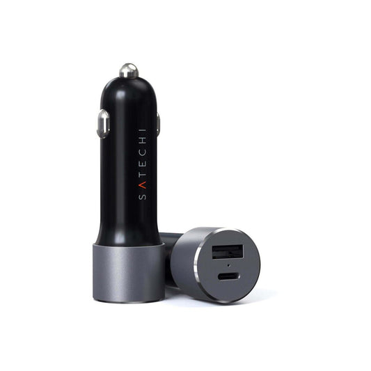 72W USB-C PD nabíječka do auta Satechi - vesmírně šedá - iSTYLE CZ