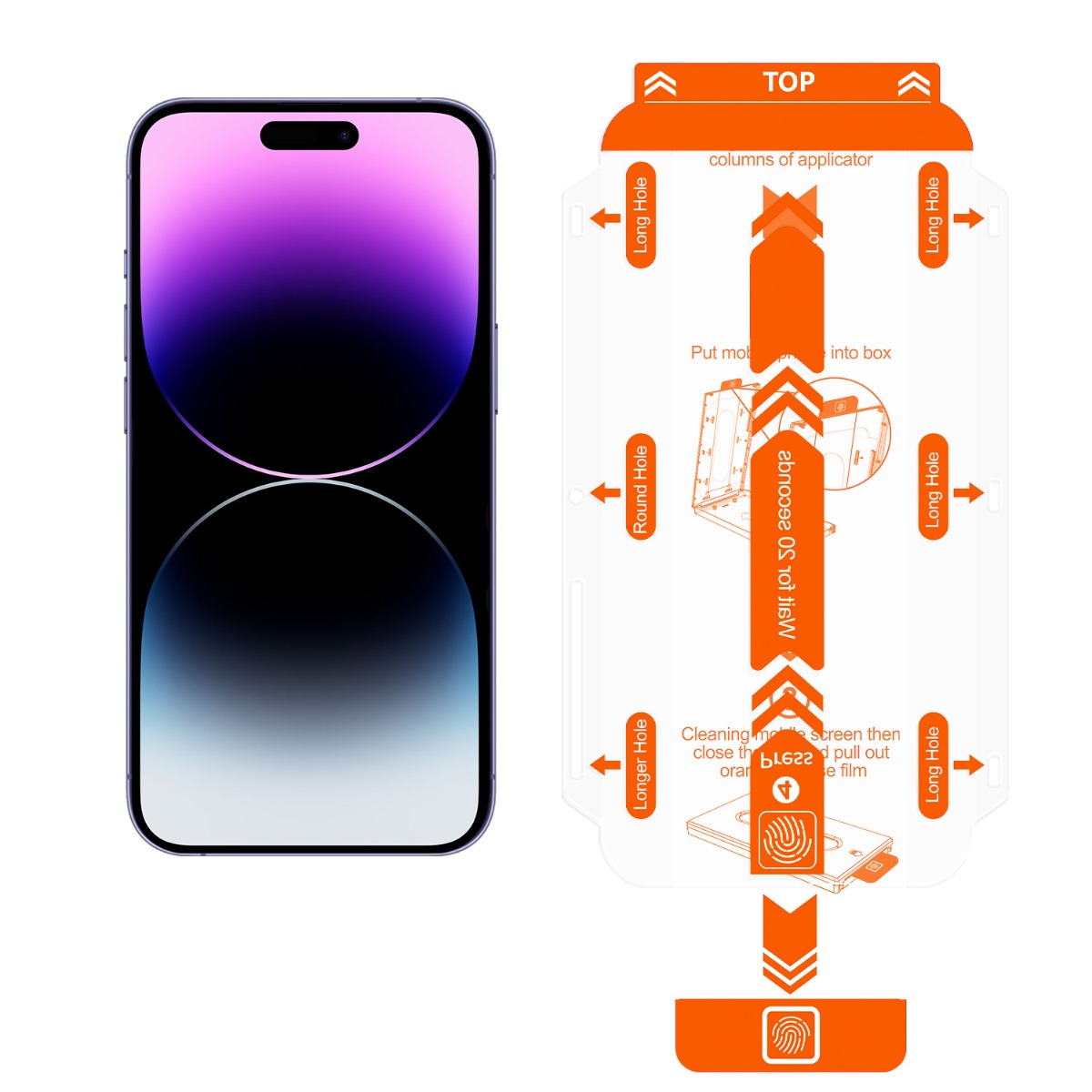 2 kusy ochranného skla pro iPhone 14 Plus / iPhone 13 Pro Max Mobile Origin Screen Guard - iSTYLE CZ