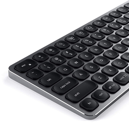 Hliníková bezdrátová Bluetooth klávesnice pro Mac Satechi (americká) - vesmírně šedá - iSTYLE CZ