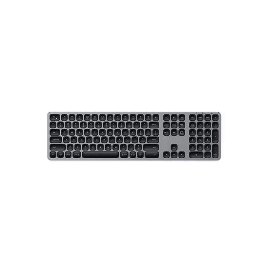 Hliníková bezdrátová Bluetooth klávesnice pro Mac Satechi (americká) - vesmírně šedá - iSTYLE CZ