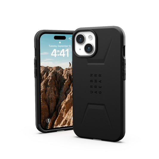 Kryt pro iPhone 15 UAG Civilian MagSafe - černý - iSTYLE CZ