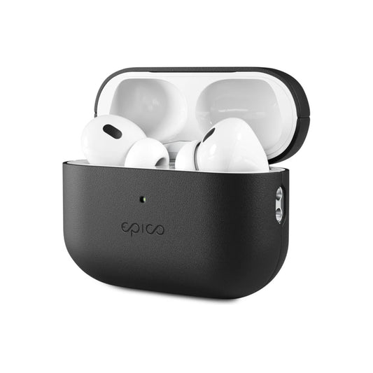Kožené pouzdro pro AirPods Pro 2 Epico Leather Case - černé