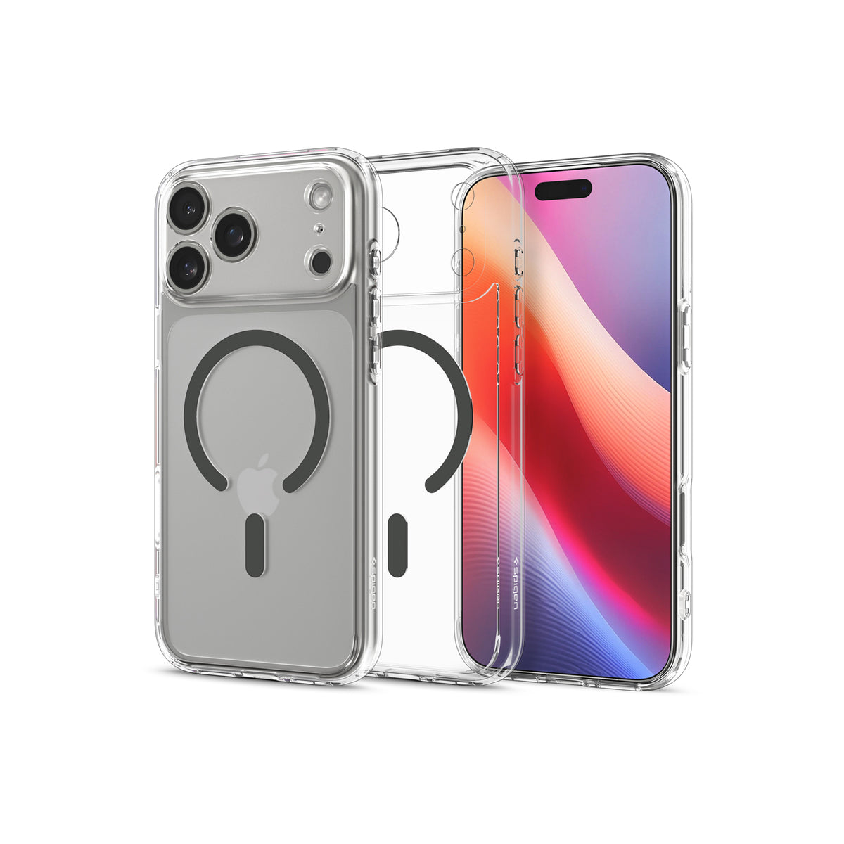Kryt pro iPhone 17 Pro Spigen Ultra Hybrid MagSafe - průhledně grafitový - iSTYLE CZ