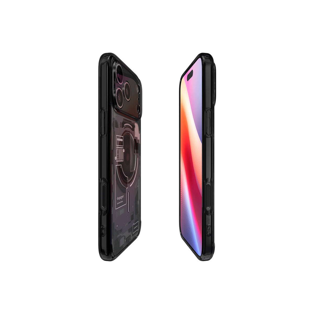 Kryt pro iPhone 17 Pro Spigen Ultra Hybrid MagSafe - zero one black - iSTYLE CZ