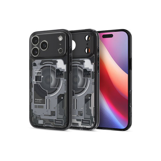 Kryt pro iPhone 17 Pro Spigen Ultra Hybrid MagSafe - zero one black - iSTYLE CZ