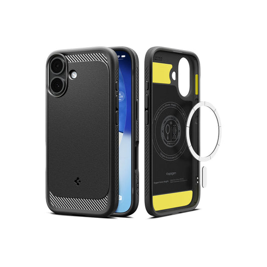 Kryt pro iPhone 17 Spigen Rugged Armor MagSafe - matně černý - iSTYLE CZ