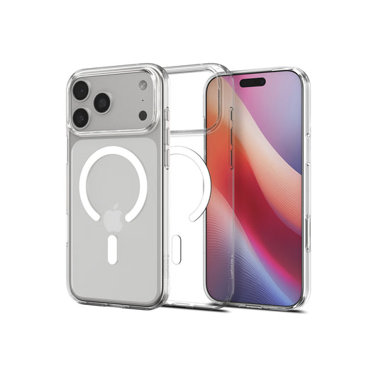 Kryt pro iPhone 17 Pro Spigen Liquid Crystal MagSafe - průhledně bílý - iSTYLE CZ