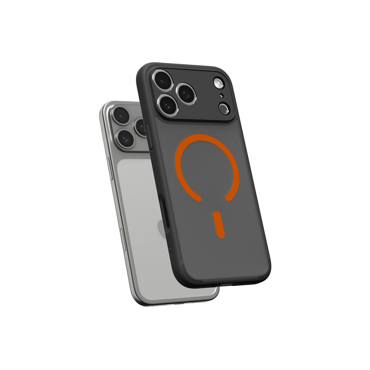 Kryt pro iPhone 17 Pro Spigen Ultra Hybrid MagSafe - černý mráz oranžový - iSTYLE CZ