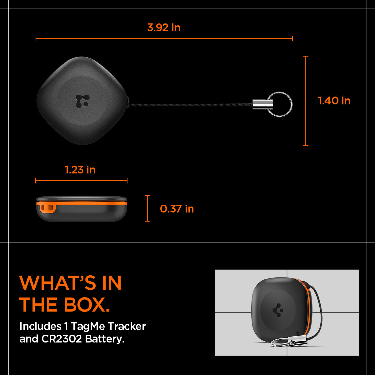 Bluetooth lokátor Spigen TagMe - černý - iSTYLE CZ