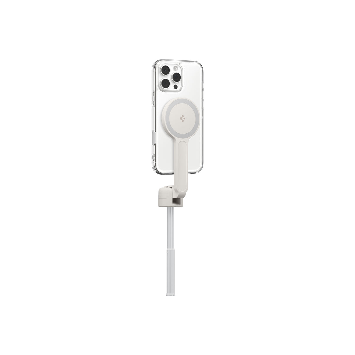 Stativ Spigen Selfie Stick MagSafe+ Tripod - světlý - iSTYLE CZ