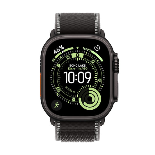Apple Watch Ultra 3 GPS + Cellular 49mm černě titanové pouzdro s černě/ulovým trailovým tahem - M/L - iSTYLE CZ