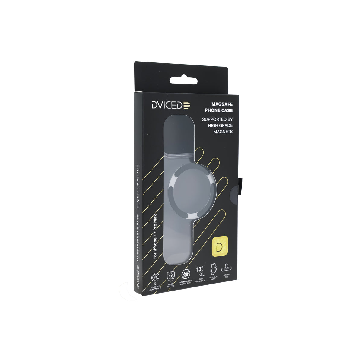 Kryt pro iPhone 17 Pro Max Dviced MagSafe Clear Case – černý - iSTYLE CZ