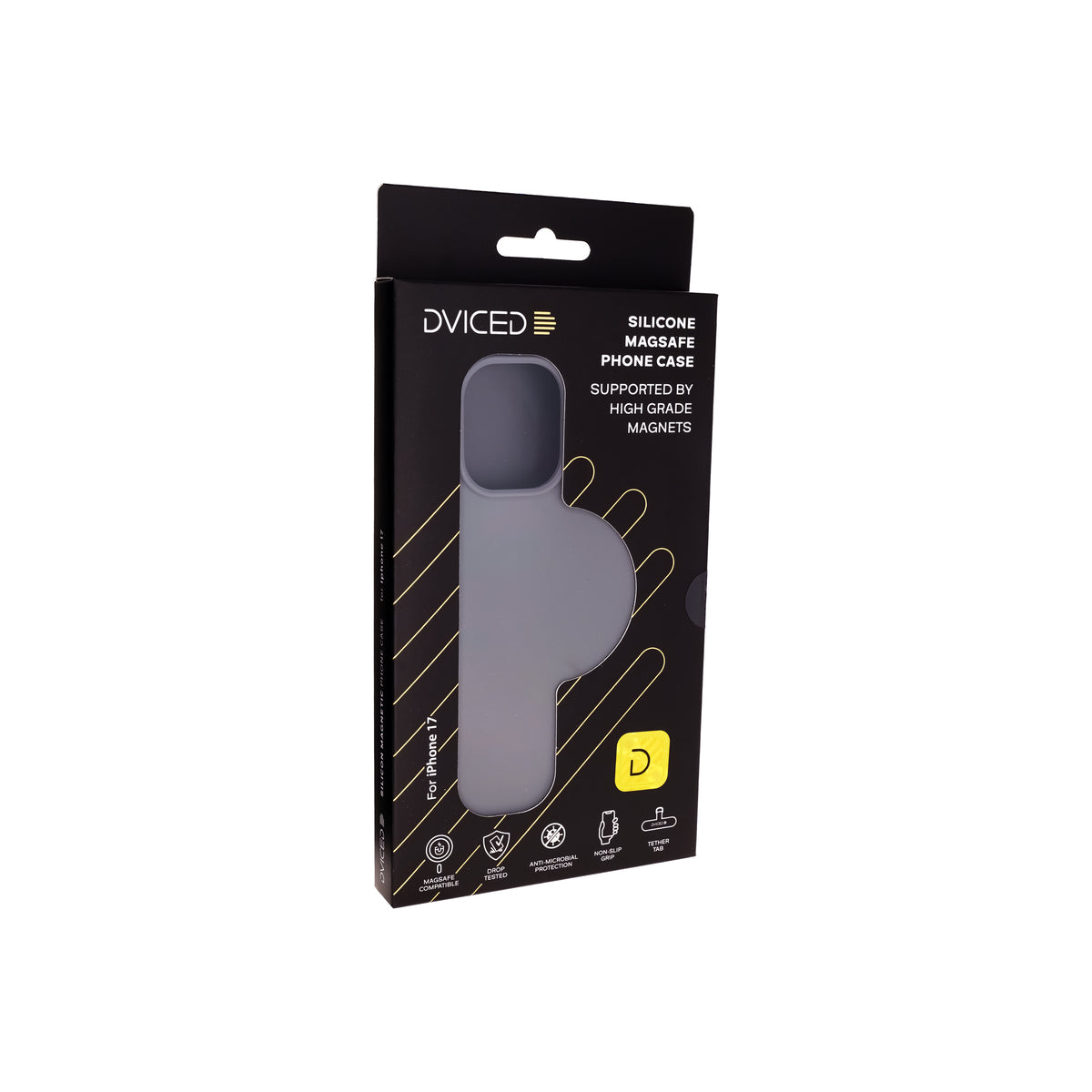 Kryt pro iPhone 17 Dviced Silicone MagSafe Case – šedý - iSTYLE CZ