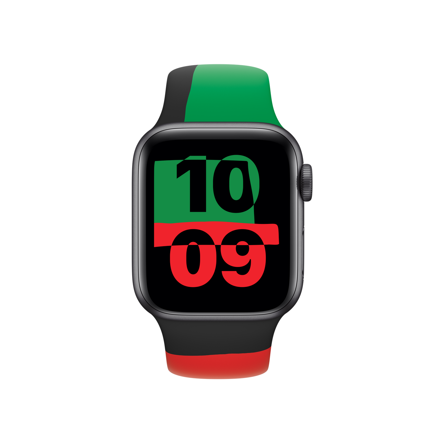 Apple Watch 38/40/41 mm sportovní řemínek Black Unity – M/L - iSTYLE CZ