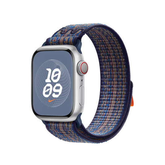 Apple Watch 38/40/41 mm Game Royal / oranžový provlékací sportovní řemínek Nike - iSTYLE CZ