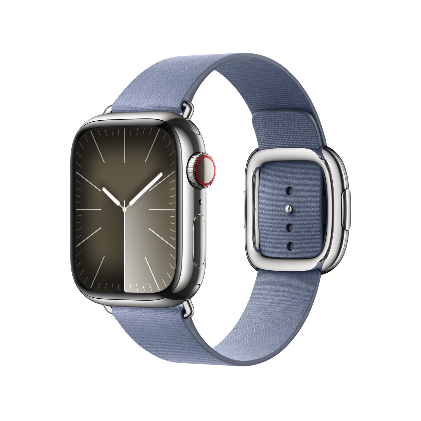 Apple Watch 38/40/41 mm Levandulově modrý řemínek s moderní přezkou – velký - iSTYLE CZ
