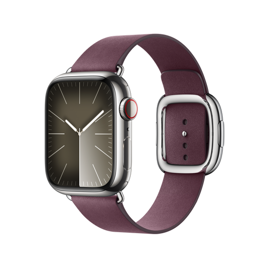 Apple Watch 38/40/41 mm Morušově rudý řemínek s moderní přezkou – velký - iSTYLE CZ
