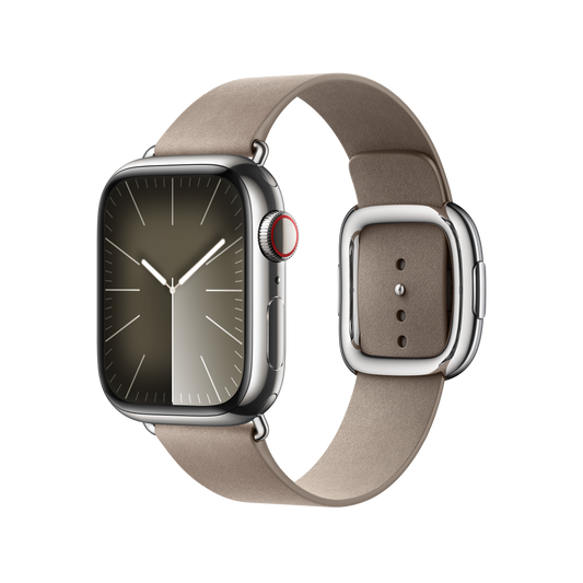 Apple Watch 38/40/41 mm Žlutohnědý řemínek s moderní přezkou – velký - iSTYLE CZ