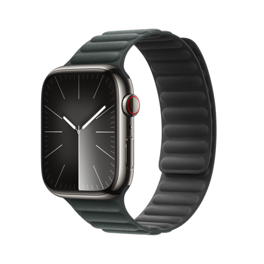 Apple Watch 42/44/45/49 mm listově zelený magnetický tah – M/L - iSTYLE CZ