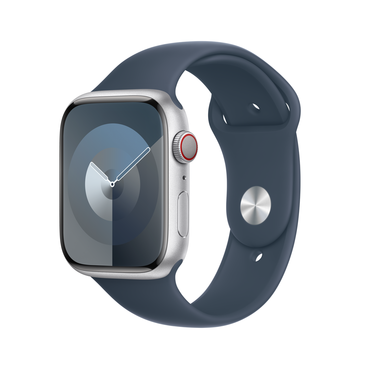 Apple Watch 42/44/45/49 mm bouřkově modrý sportovní řemínek – M/L - iSTYLE CZ