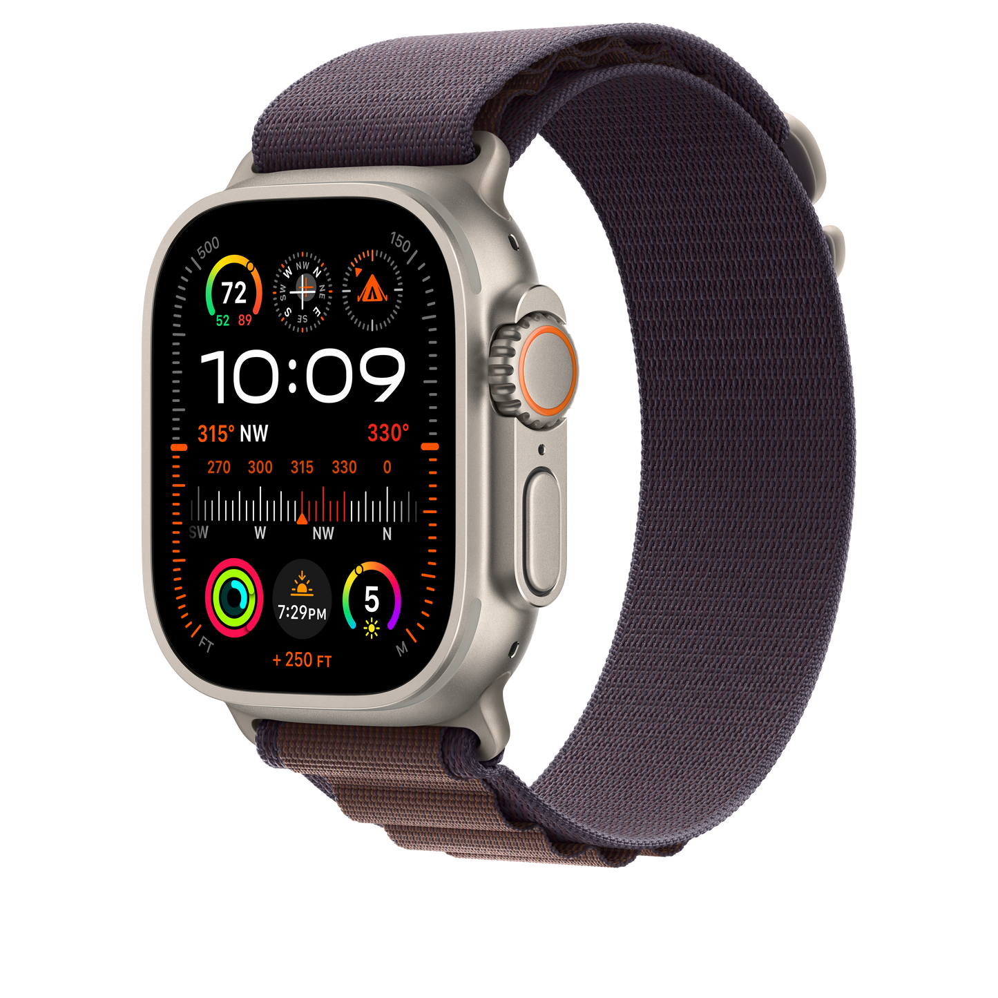 Apple Watch 44/45/49 mm indigový Alpský tah – velký - iSTYLE CZ