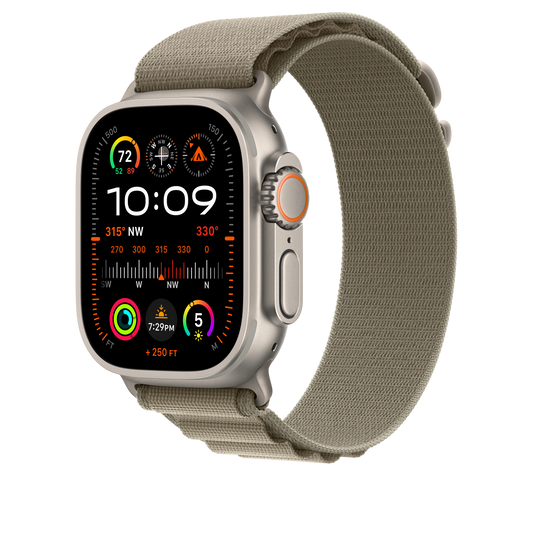 Apple Watch 44/45/49 mm olivový Alpský tah – malý - iSTYLE CZ