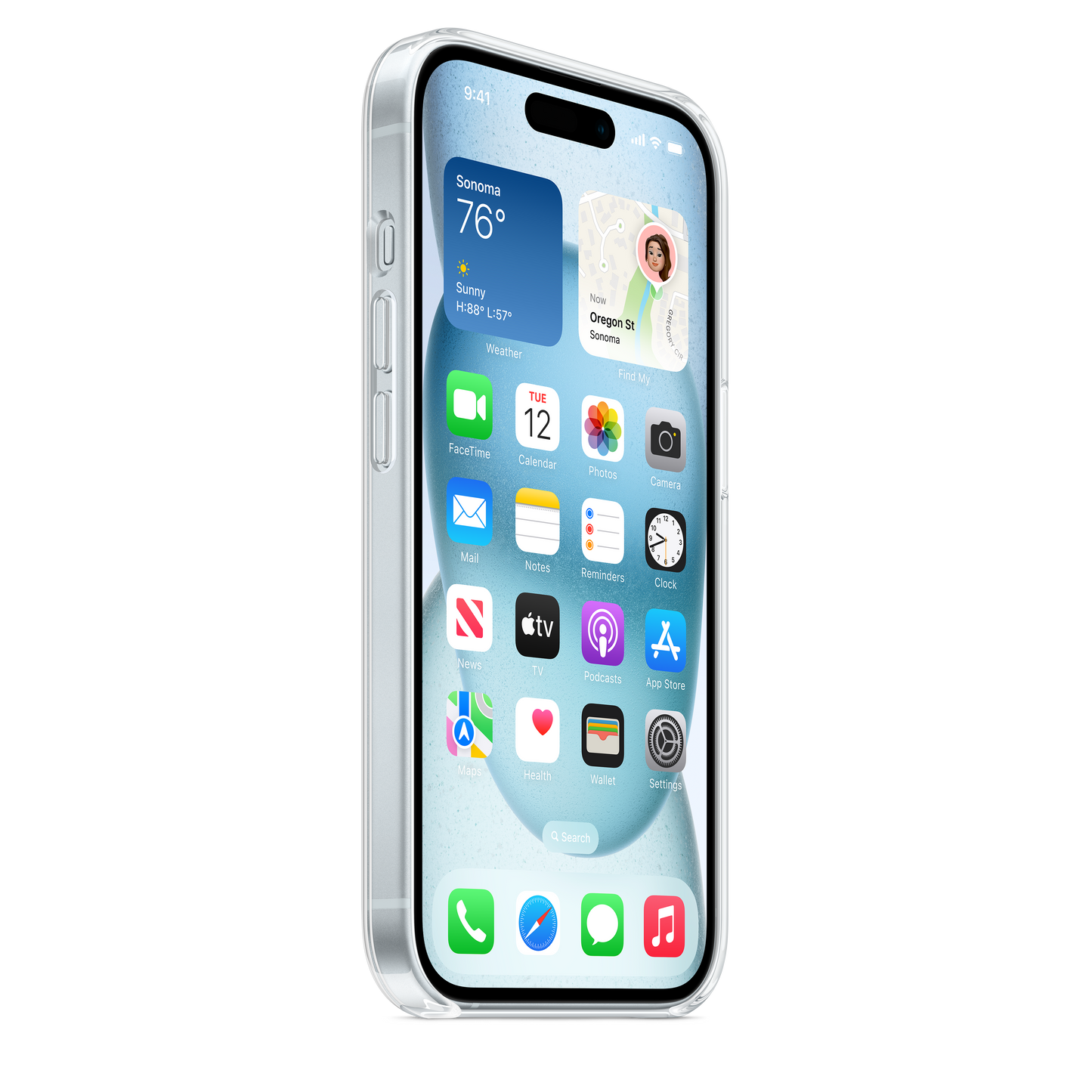 Apple průhledný kryt s MagSafe na iPhone 15 - iSTYLE CZ