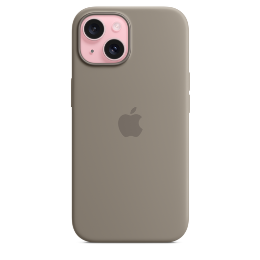 Apple silikonový kryt s MagSafe na iPhone 15 – jílově šedá - iSTYLE CZ