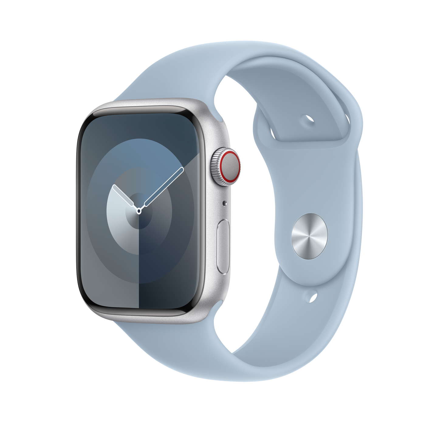 Apple 42/44/45/49mm světle modrý sportovní řemínek M/L - iSTYLE CZ