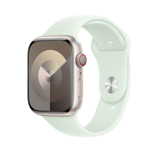 Apple 42/44/45/49mm světle mátový sportovní řemínek – M/L - iSTYLE CZ