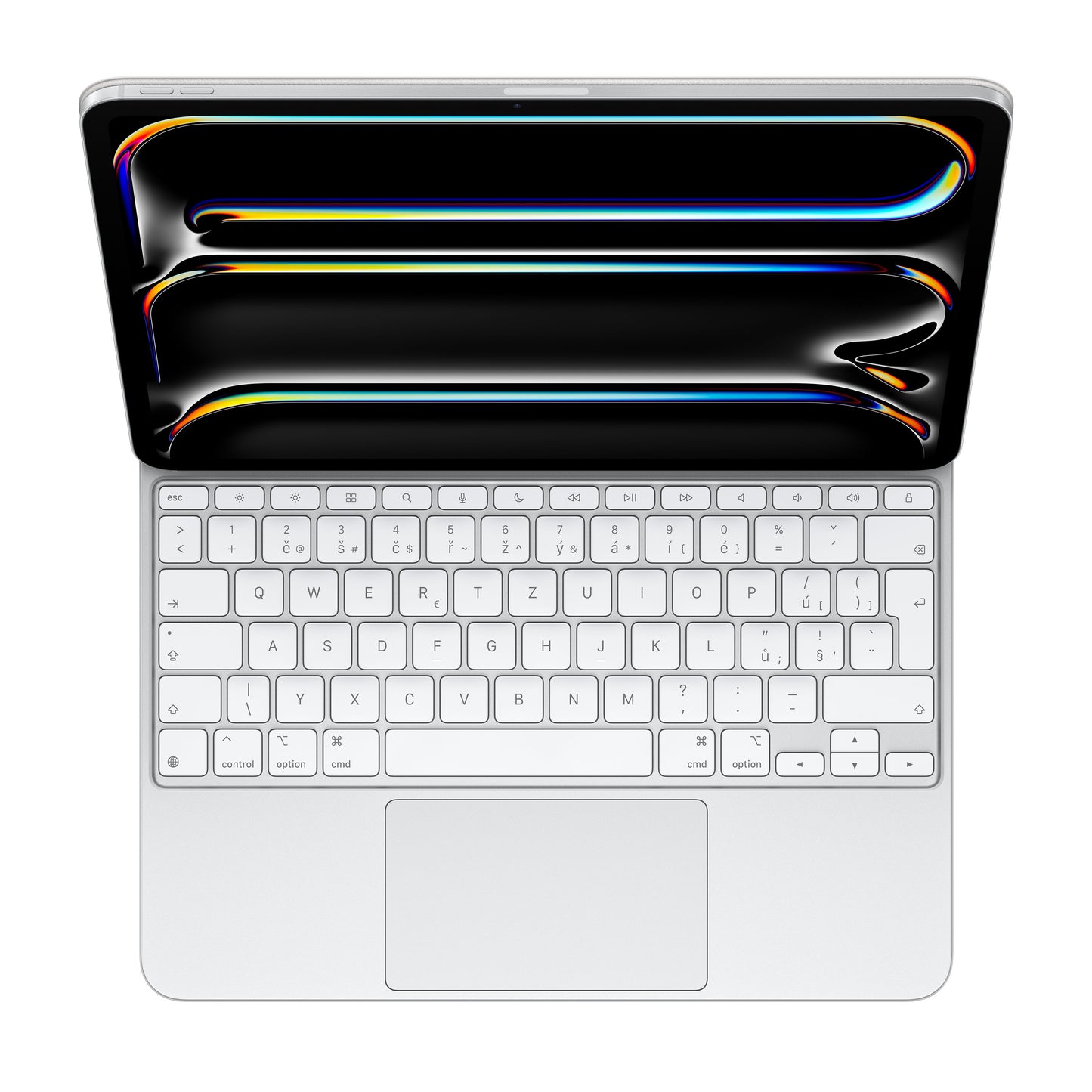 Apple Magic Keyboard k 13palcovému iPadu Pro (M4) – český – bílý - iSTYLE CZ