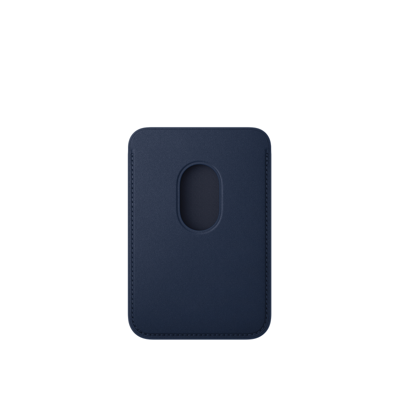 Apple peněženka z tkaniny FineWoven s MagSafe k iPhonu - temně modrá - iSTYLE CZ
