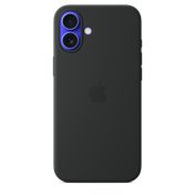 Apple silikonový kryt s MagSafe na iPhone 16 Plus - černý - iSTYLE CZ