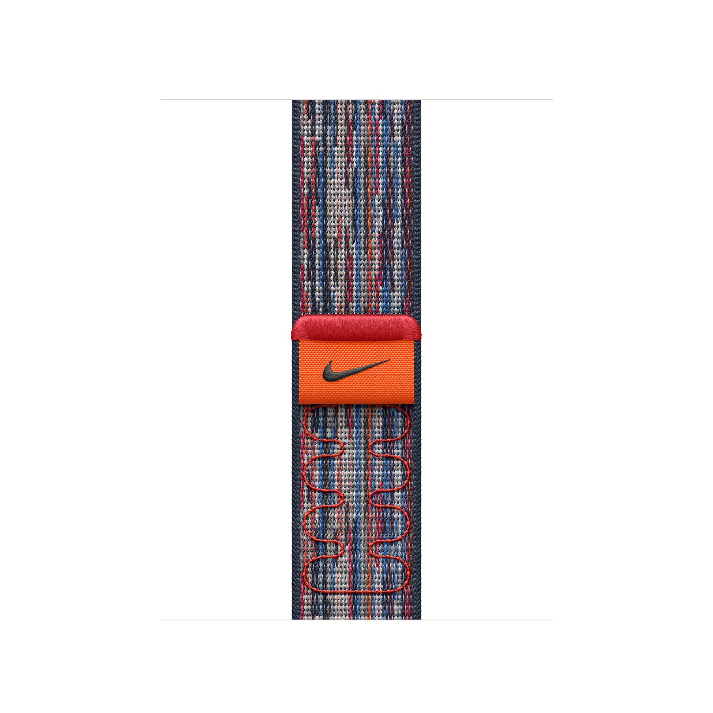 Apple Watch 38/40/41mm modro-červený provlékací sportovní řemínek Nike - iSTYLE CZ