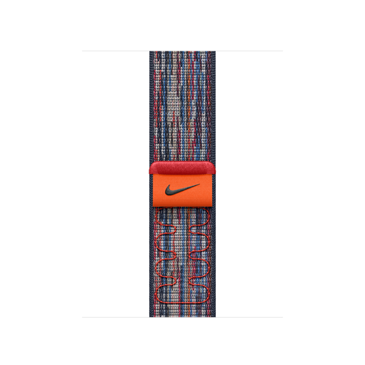 Apple Watch 38/40/41/42mm modro-červený provlékací sportovní řemínek Nike - iSTYLE CZ